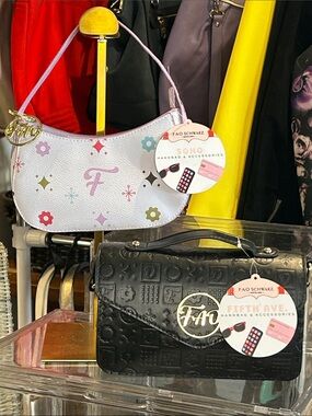 FAO Schwarz SoHo Girls Handbag & Accessories 8”x 5” Set of 2 NWT